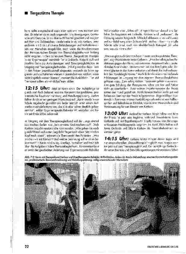 Vorschauseite 3: Ein Tag in der Tiergestützten Ergotherapie