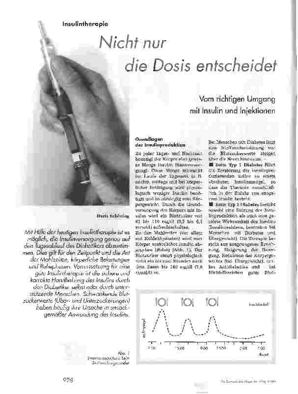 Vorschauseite 1: Nicht nurdie Dosis entscheidet