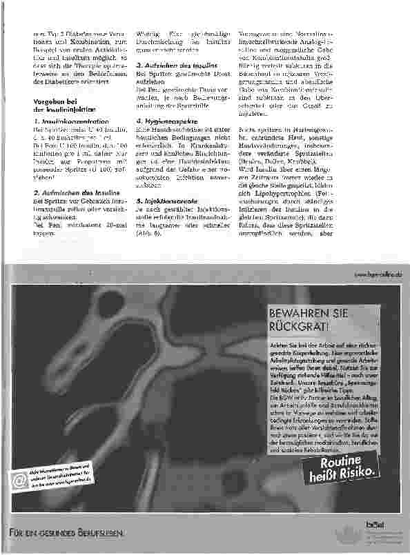 Vorschauseite 4: Nicht nurdie Dosis entscheidet