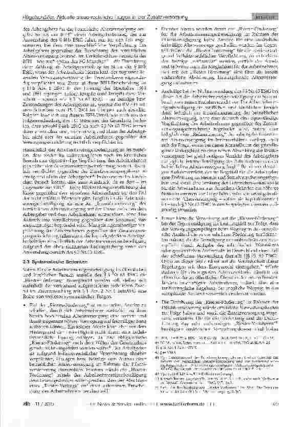 Vorschauseite 6: Aktuelle steuerrechtliche Fragen in der Zusatzversorgung des öffentlichen und kirchlichen Dienstes