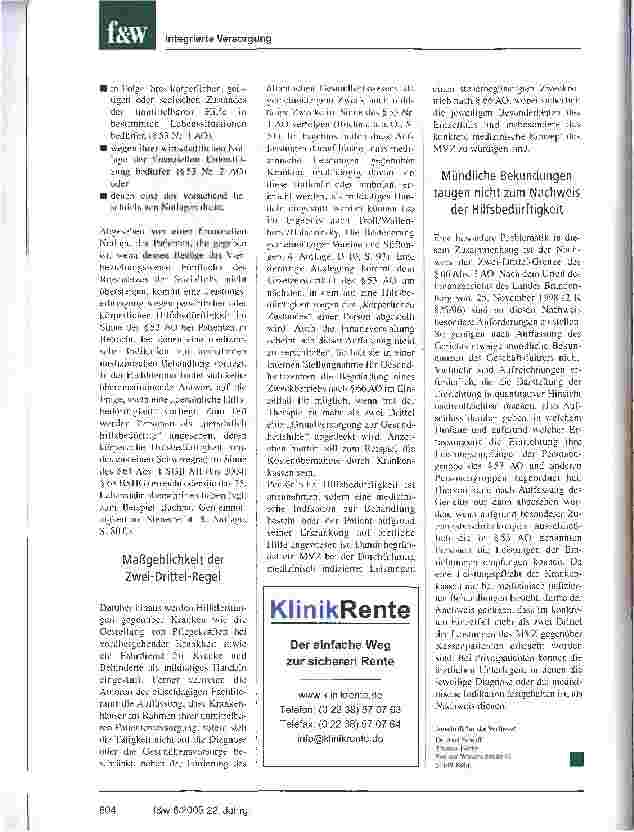 Vorschauseite 3: Gemeinnützigkeit für Medizinische VersorgungszentrenMVZ als Zweckbetriebim Sinne der Abgabenordnung