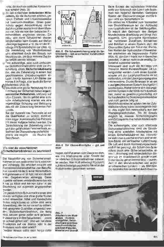Vorschauseite 3: Zytostatika - ein Sicherheitsrisiko