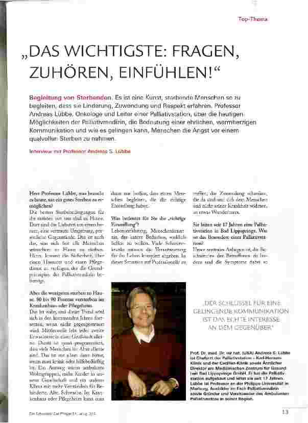 Vorschauseite 1: DAS WICHTIGSTE: FRAGEN, ZUHÖREN, EINFÜHLEN!