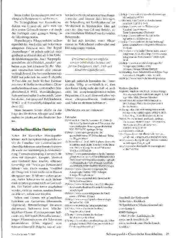 Vorschauseite 4: Die allergische Kontaktdermatitis
