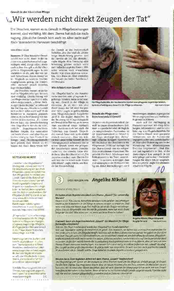 Vorschauseite 1: Wir werden nicht direkt Zeugen der Tat