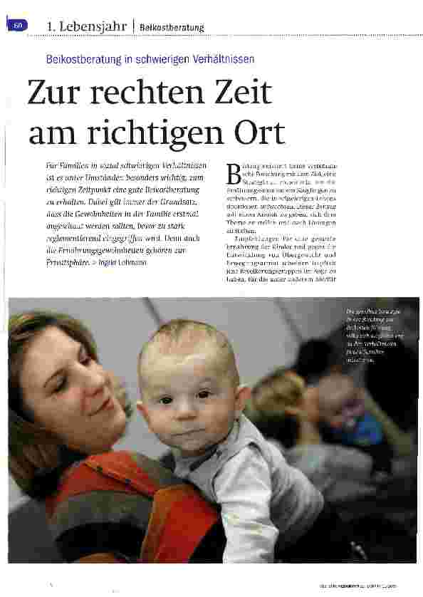 Vorschauseite 1: Zur rechten Zeit am richtigen Ort
