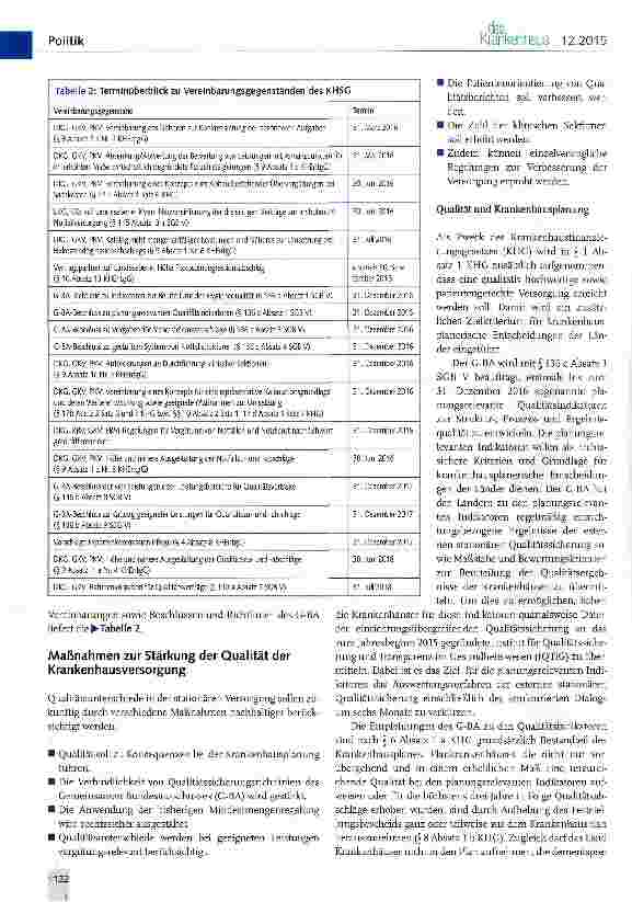 Vorschauseite 2: Das Krankenhausstrukturgesetz in der Gesamtschau