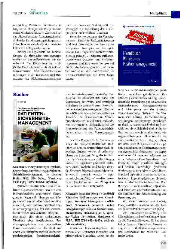Vorschauseite 2: Entspannung in Sicht?