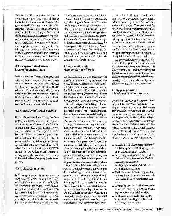 Vorschauseite 3: Infektionprävention in Heimen