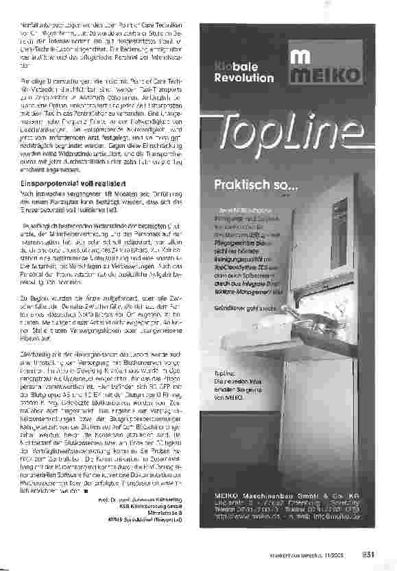 Vorschauseite 4: Labor im ÜbergangAnalytik am Patientenbett, kombiniert mit einem externen Zentrallabor
