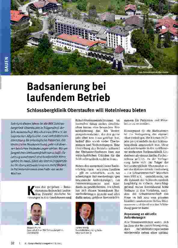 Vorschauseite 1: Badsanierung bei laufendem Betrieb