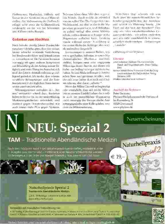 Vorschauseite 5: Die Chronisch Mikrobe Teil 2: Phytotherapeutische Herangehensweise