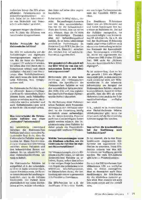 Vorschauseite 2: EFA - Überall verfügbar