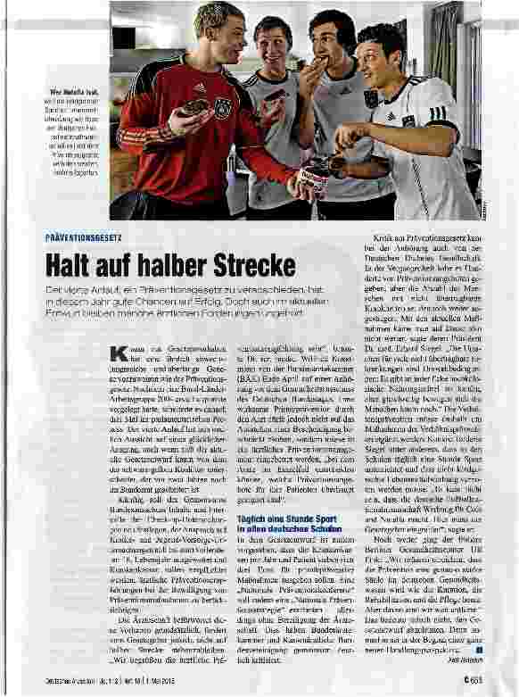 Vorschauseite 1: Halt auf halber Strecke