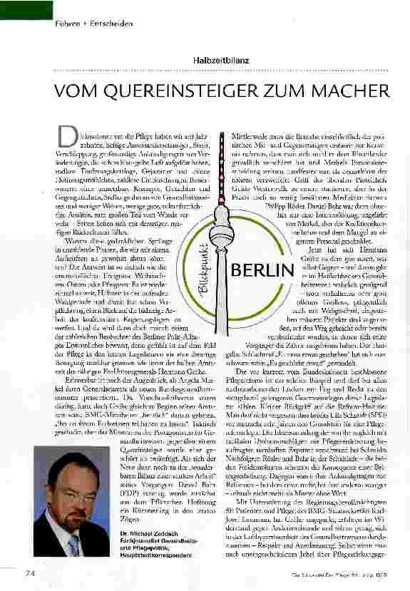 Vorschauseite 1: VOM QUEREINSTEIGER ZUM MACHER