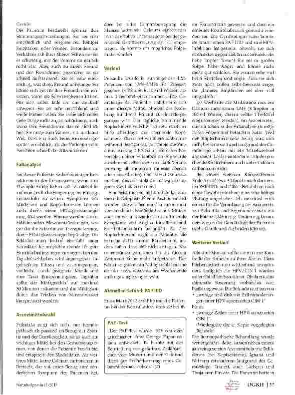 Vorschauseite 2: Wiederholter PAP-IIID-Befund