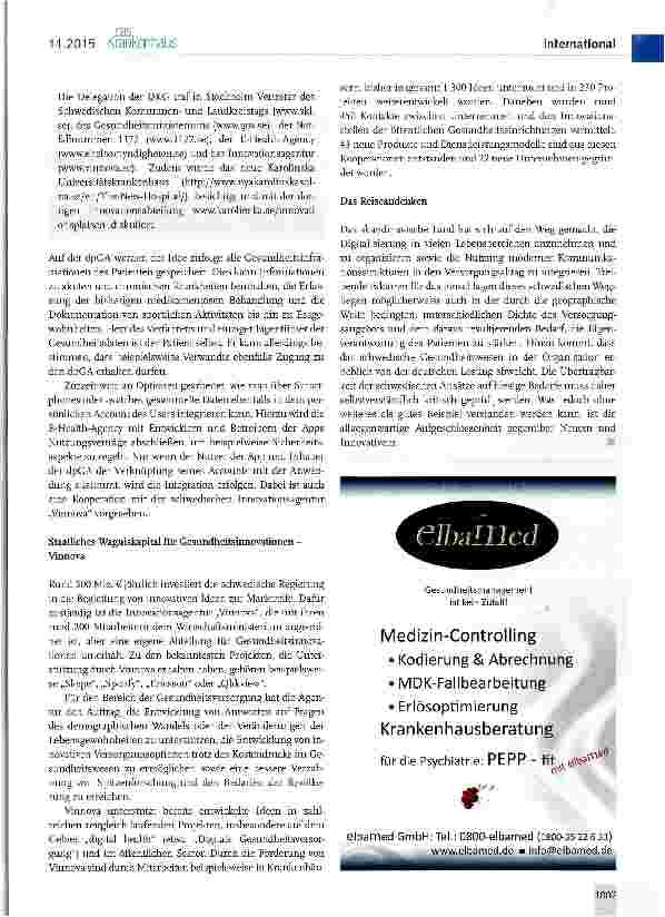 Vorschauseite 4: „Hejhej - Gesundheitsversorgung in Schweden