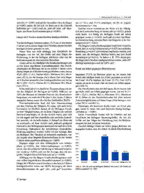 Vorschauseite 6: Krank zur Arbeit