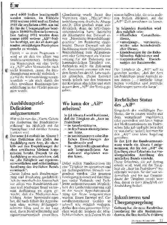 Vorschauseite 2: Arzt im Praktikum verabschiedet Was bedeutet das neue Recht?