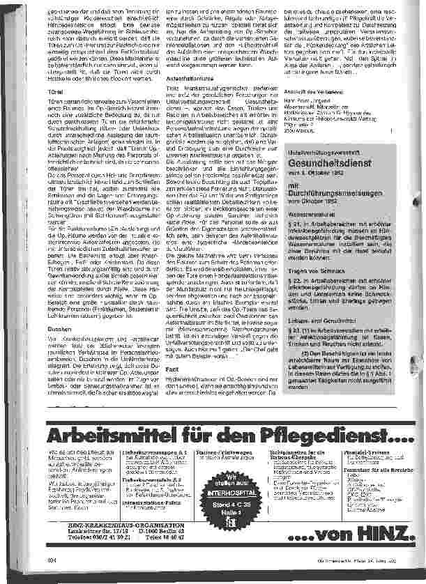 Vorschauseite 2: Hygieneprobleme im OP - Bereich