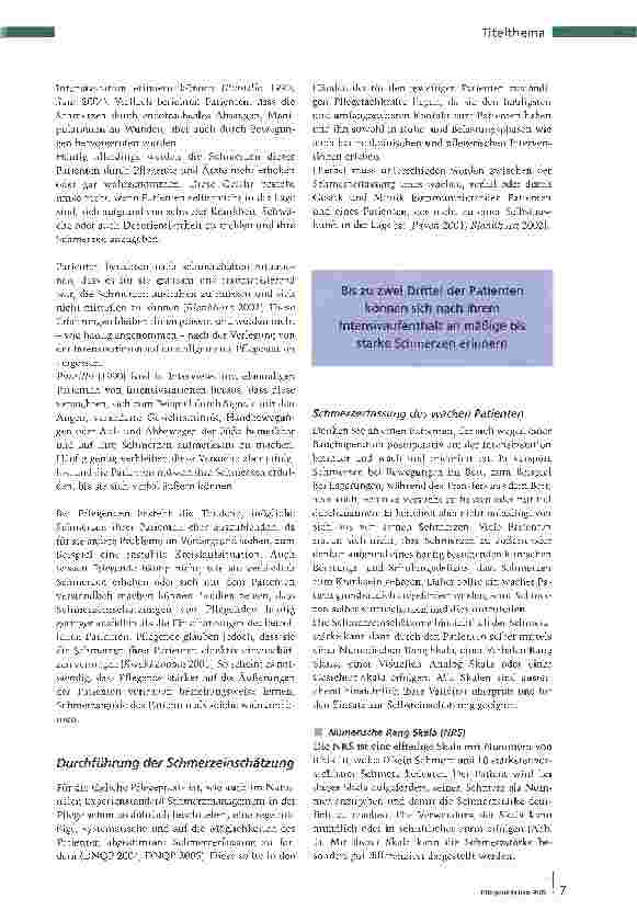 Vorschauseite 2: SchmerzerfassungDen Schmerz messbar machen