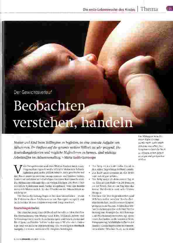 Vorschauseite 1: Beobachten, verstehen, handeln