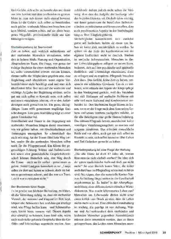 Vorschauseite 3: Achtung, Wärme, Aufmerksamkeit