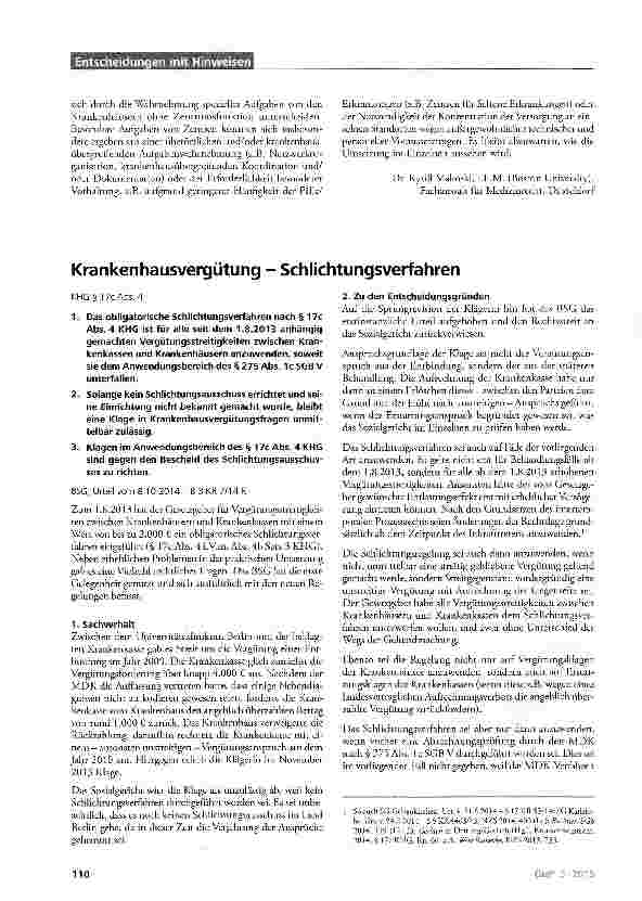 Vorschauseite 3: Zuschläge für besondere Leistungen von Brustzentren