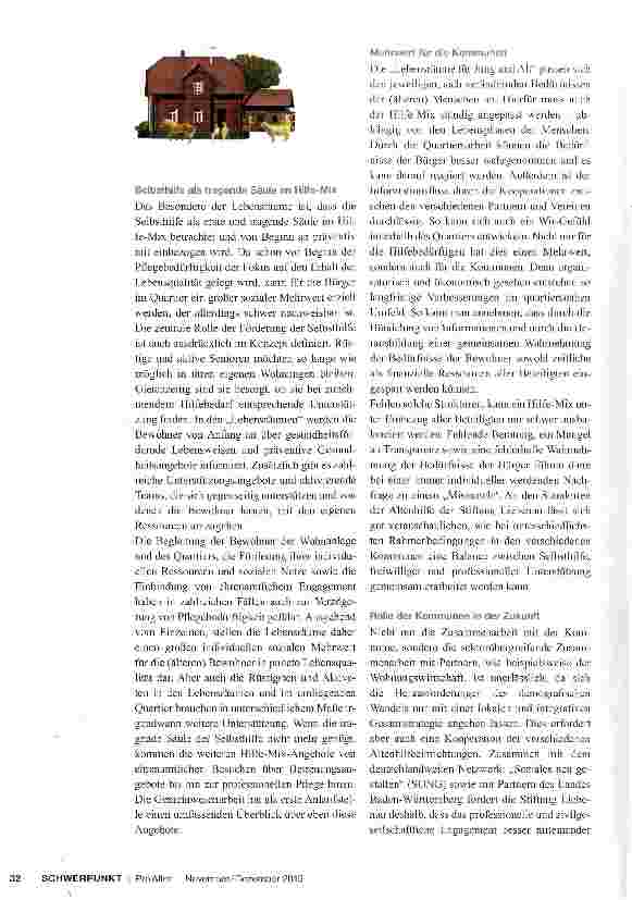 Vorschauseite 2: Soziale Dienstleistungen vor Ort