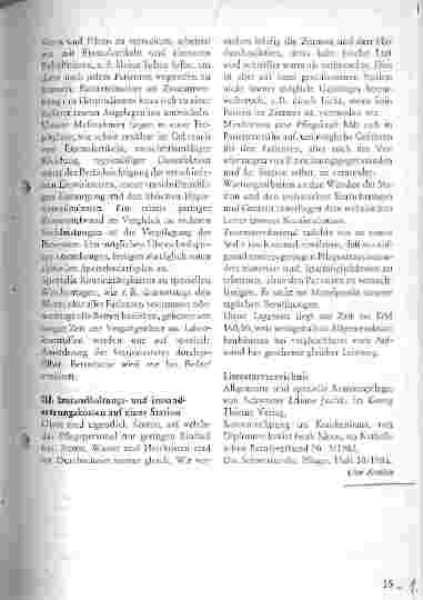 Vorschauseite 3: Zur Diskussion Sparmöglichkeiten auf einer Station