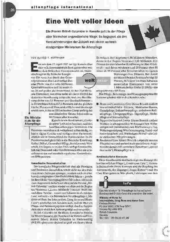 Vorschauseite 1: Eine Welt voller Ideen