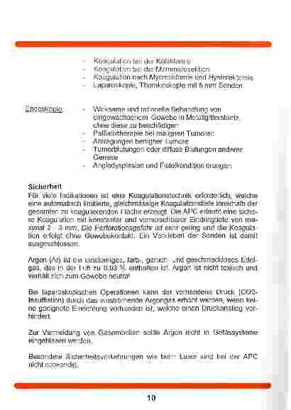 Vorschauseite 4: Die Argon-Plasma-Coagulation