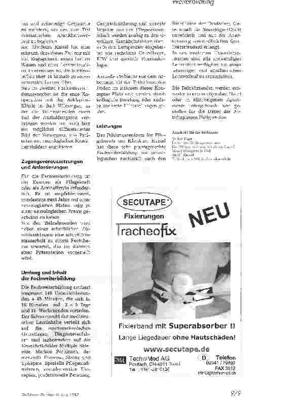 Vorschauseite 2: Anerkannte Fachpflegekraft Neurologie (DGN)
