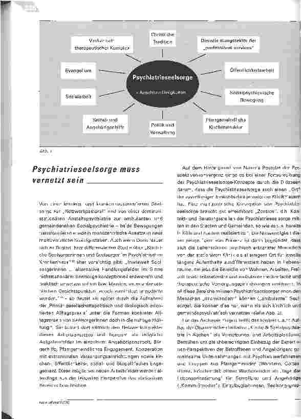 Vorschauseite 4: Psychiatrieseelsorge als Netzwerkpastoral