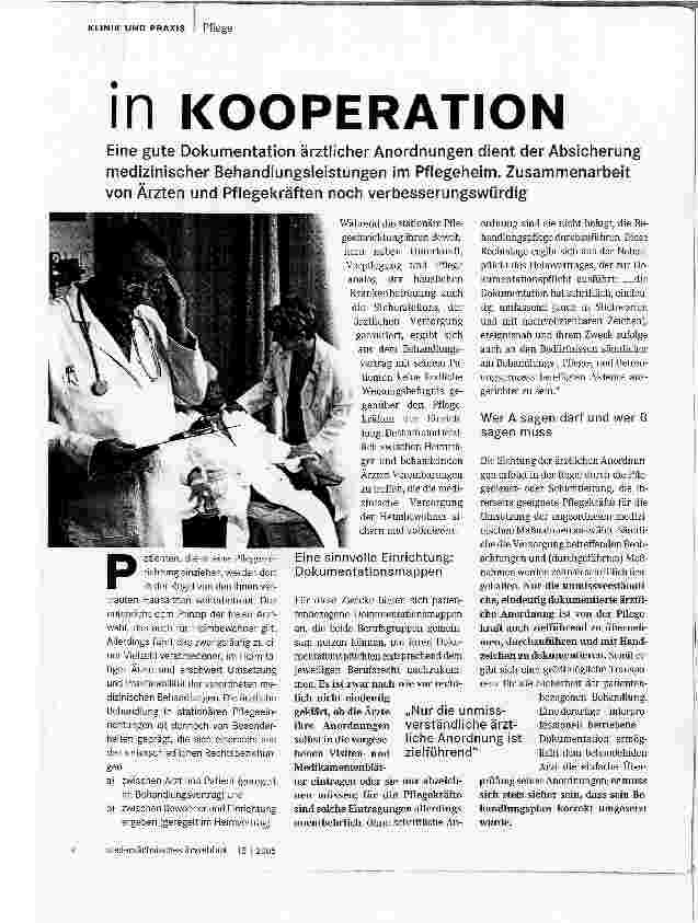Vorschauseite 1: In KOOPERATION