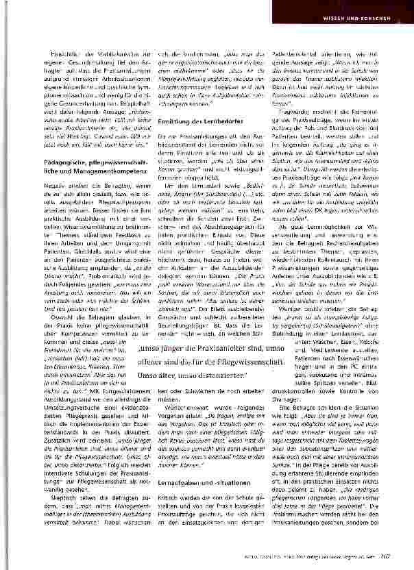Vorschauseite 5: Anleitung im Erleben der Studierenden