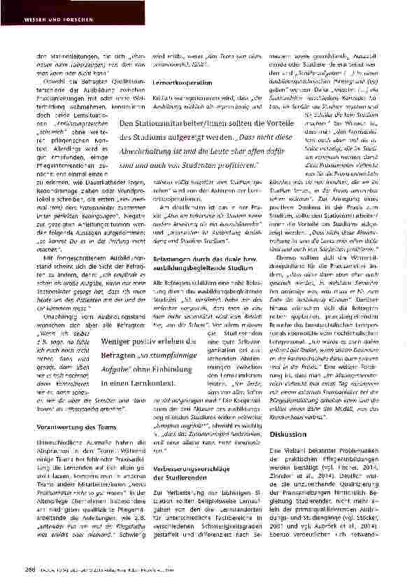 Vorschauseite 6: Anleitung im Erleben der Studierenden