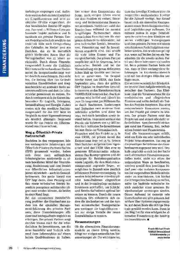 Vorschauseite 3: Investieren trotz knapper Fördermittel