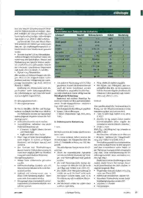 Vorschauseite 2: Mangelernährung in der Onkologie/Palliativmedizin