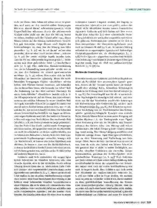 Vorschauseite 3: Die Suche der Neuropsychologie nach sich selbst