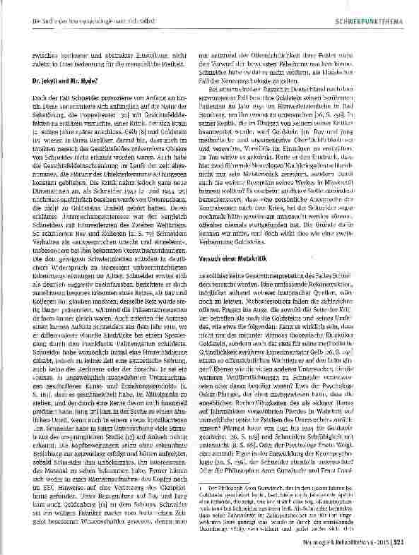 Vorschauseite 5: Die Suche der Neuropsychologie nach sich selbst