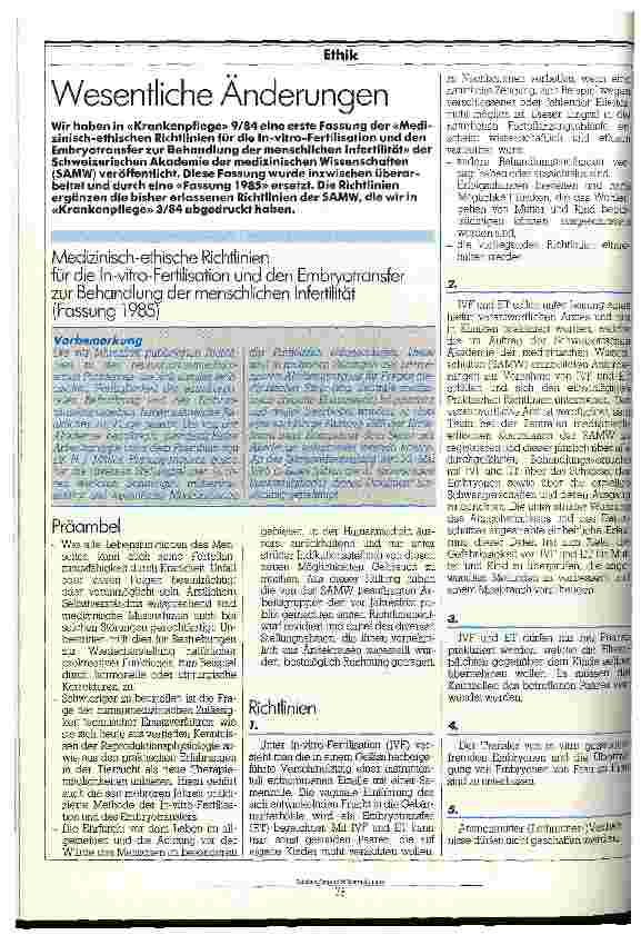 Vorschauseite 1: Wesentliche Änderungen