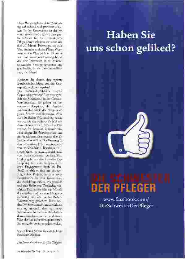 Vorschauseite 4: FRÜHZEITIG, AUFSUCHEND, PRÄVENTIV