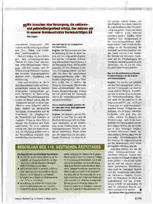 Vorschauseite 2: Ein gutes Stück Basisdemokratie