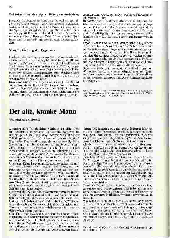 Vorschauseite 5: Praktische Ausbildung--- wo stehst Du Bericht über eine Umfrage unter Schüler und Schülerinnen