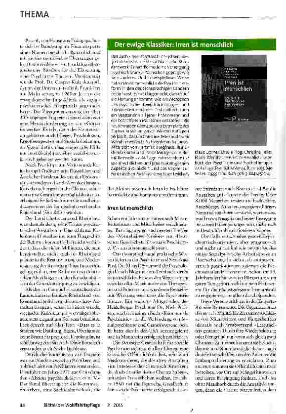 Vorschauseite 2: Bürger und Irre