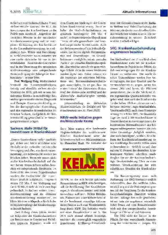 Vorschauseite 4: Aus den Mitgliedsverbänden