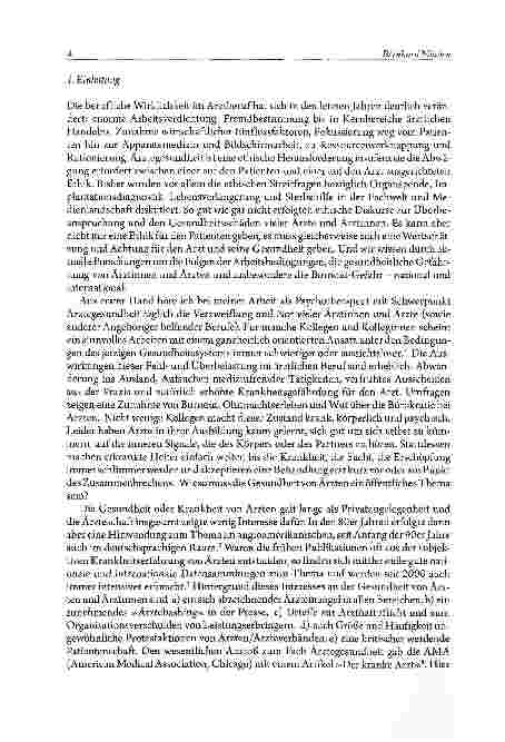 Vorschauseite 2: Ärztegesundheit als ethische Herausforderung