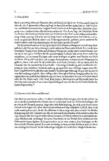 Vorschauseite 6: Ärztegesundheit als ethische Herausforderung
