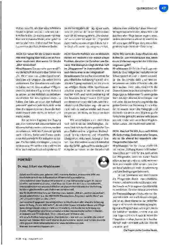Vorschauseite 2: Was ist uns wichtiger?